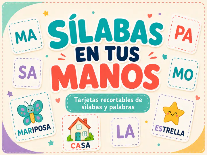 Portada del bono Sílabas en Tus Manos