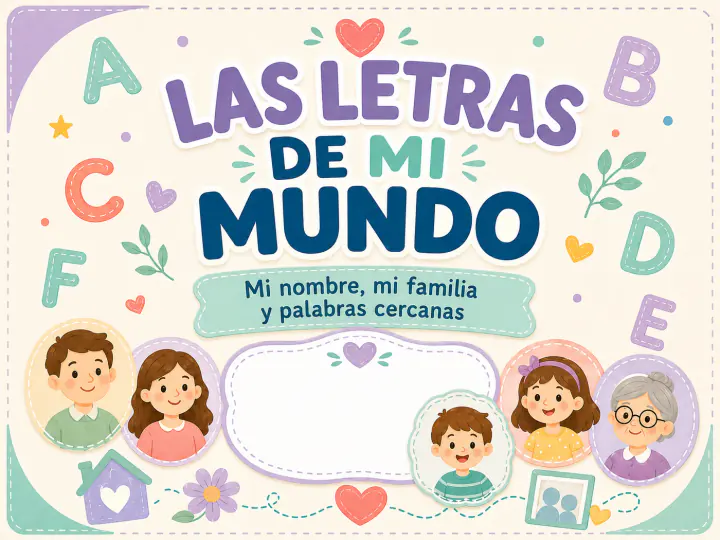 Portada del bono Las Letras de Mi Mundo